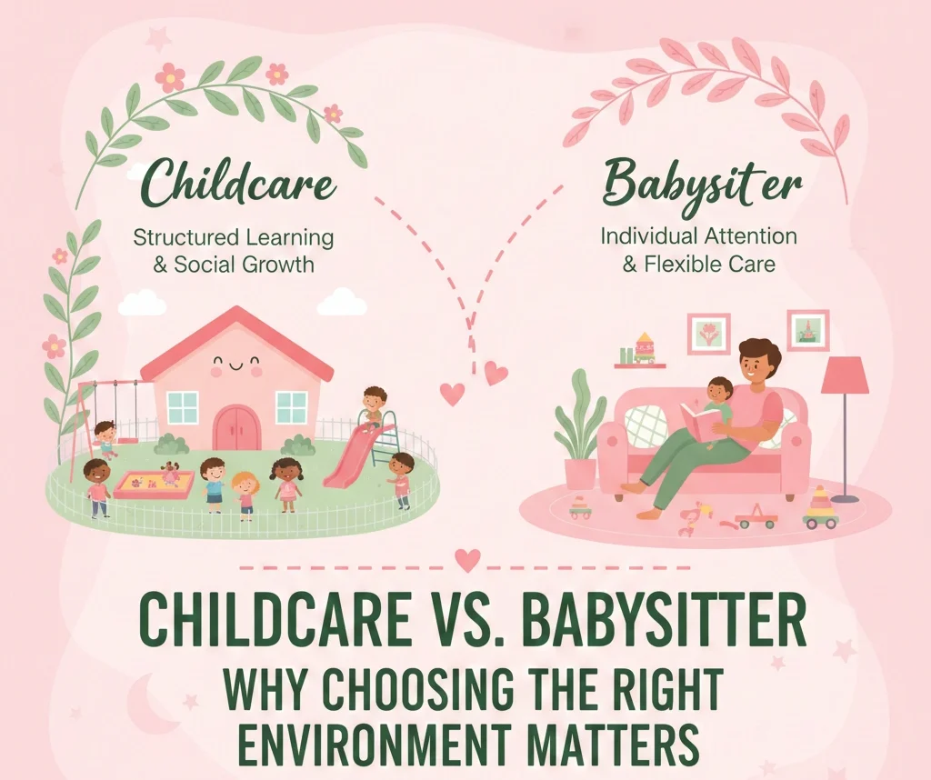Childcare vs. Babysitter: Why Choosing the Right Environment Matters